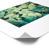Bleek  Vloeibaar Plant Poster (Hoek)