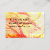 Bleek Waterverf Trendy Professional Visitekaartje (Achterkant)