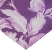 Bleek Wit/Violet herhaal roos Tafelkleed (Gekanteld)