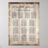 Bleek Wood en Ruwelijk Binnendriezakje Poster (Voorkant)