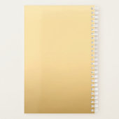 Bleek Yellow Rose Planner (Achterkant)