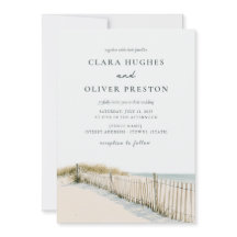Bleek Zand Teal Script Cape Cod Duingras Bruiloft