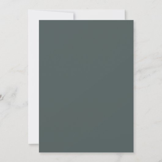 Bleek Zand Teal Script Cape Cod Duingras Bruiloft Kaart (Achterkant)