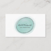 Bleek Zee groene schoonheid en Mode Visitekaartje (Voorkant)