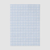 Bleekblauw geruit tissuepapier (Lichtblauwe ruit) (Voorkant)