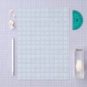 Bleekblauw geruit tissuepapier (Lichtblauwe ruit) (Craft)
