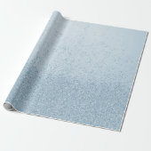 Bleekblauwe nepschitter  cadeaupapier (Uitgerold)