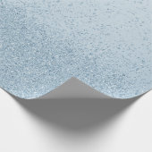 Bleekblauwe nepschitter  cadeaupapier (Hoek)