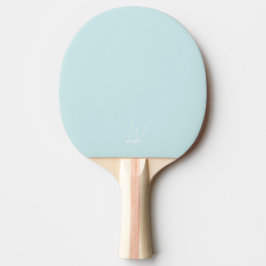 Bleekblauwe Ping Pong Paddle met Monogram Tafeltennisbatje