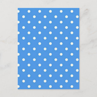 Bleekblauwe Stippen Kunst Briefkaart