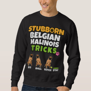 Bleekgeboren Belgische Malinois Tricks I Hondenlie Trui