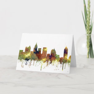 Bleekgele de SG-Safari van de Horizon van Atlanta Feestdagen Kaart