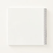 Bleekgele Roos Hoek Notebook Notitieboek (Achterkant)