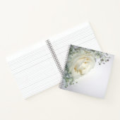 Bleekgele Roos Hoek Notebook Notitieboek (Binnen)