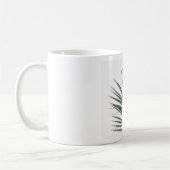 Bleekgroen blad koffiemok (Links)