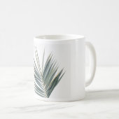 Bleekgroen blad koffiemok (Voorkant rechts)