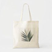 Bleekgroen blad tote bag (Voorkant)