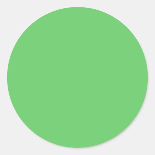 Bleekgroen Ronde Sticker (Voorkant)