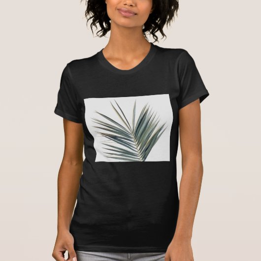 Bleekgroene blad t-shirt (Voorkant)