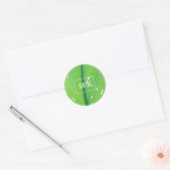 Bleekgroene bladplant Bedankt Sticker (Envelop)