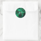 Bleekgroene bladplant Bedankt Sticker (Tas)