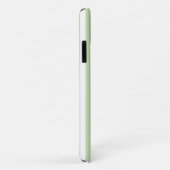 Bleekgroene en witte snoepstrepen Case-Mate iPhone case (Achterkant/rechts)