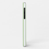 Bleekgroene en witte snoepstrepen Case-Mate iPhone case (Achterkant/links)