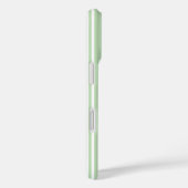 Bleekgroene en witte snoepstrepen Case-Mate iPhone case (Achterkant / Rechts)