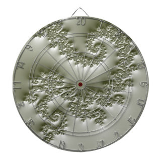Bleekgroene fractal dartbord