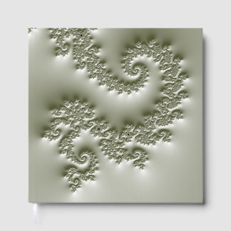 Bleekgroene fractal gastenboek