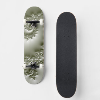 Bleekgroene fractale ontwerp das persoonlijk skateboard