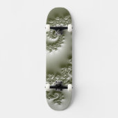 Bleekgroene fractale ontwerp das persoonlijk skateboard (Voorkant)