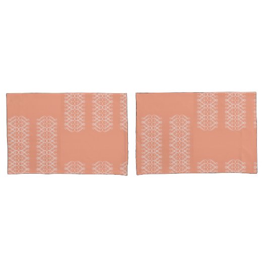 Bleekoranje kussensloop (Voorkant-Set)