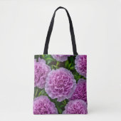 Bleekpaarse Anjer Tote Tas (Voorkant)