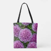 Bleekpaarse Anjer Tote Tas (Achterkant)