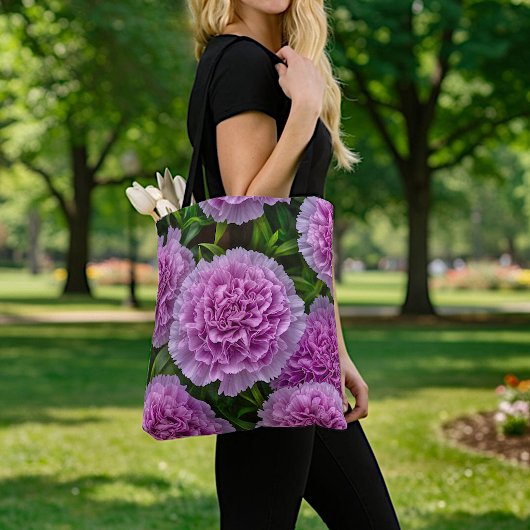 Bleekpaarse Anjer Tote Tas