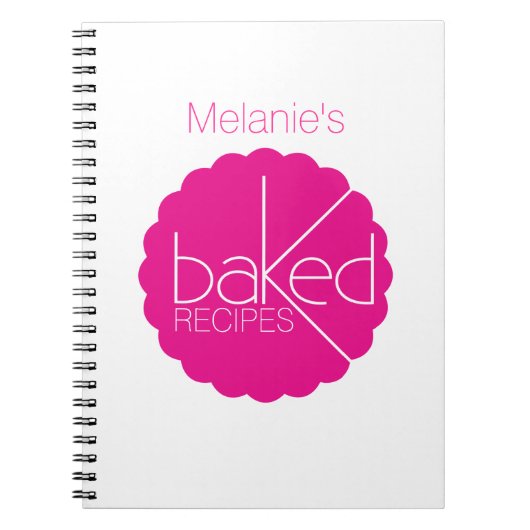 Bleekrecepten koken notitieboekje notitieboek (Voorkant)