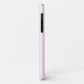 Bleekroze en witte snoepstrepen Case-Mate iPhone case (Achterkant/links)