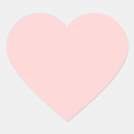 Bleekroze Hart Sticker