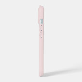 Bleekroze iPhone 15 case (Linkerkant)