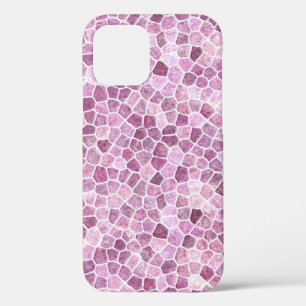 Bleekroze Kasseien Patchwork Terrazzo Patroon Case-Mate iPhone Case