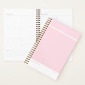 Bleekroze Minimalistische Planner (Display)