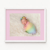 Bleekroze Nieuwe Baby Meisje Foto