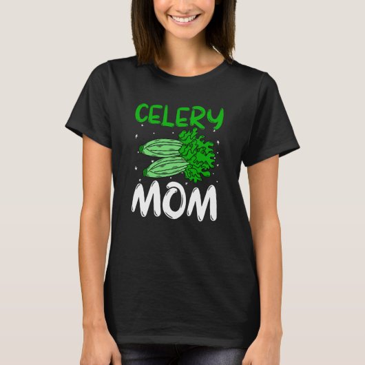 Bleekselderij Moeder Groenteteler Moedersdag T-shirt (Voorkant)
