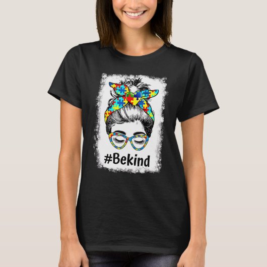 Bleeksmaakje Bun Autisme Mam Gi T-shirt (Voorkant)