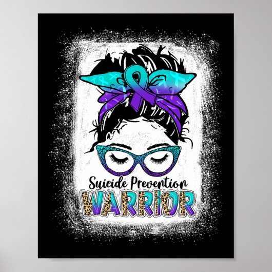 Bleekte boodschap van week B: preventie van zelfmo Poster (Voorkant)