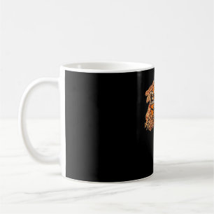 Bleekte leopard Basketball Game Day Vibes Basketk Koffiemok