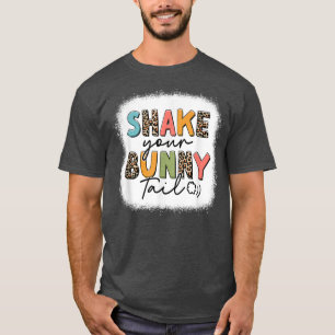 Bleekte luipaard Schud je Bunny Tail Baby Girl E T-shirt