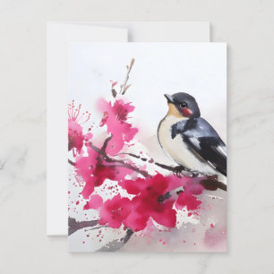 Bleekvogel, schilderij briefkaart