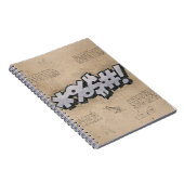 BLEEP!  stripboek Steampunk Pop Notitieboek (Rechterzijde)